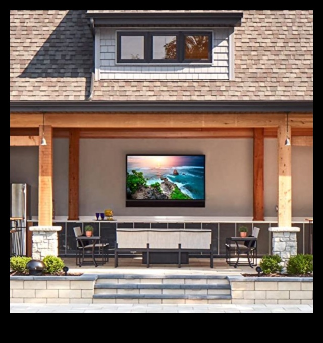 Outdoor Oasis: televizoare rezistente la intemperii pentru divertisment în aer liber