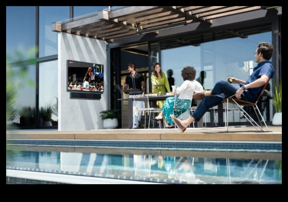 Outdoor Oasis: televizoare rezistente la intemperii pentru divertisment în aer liber