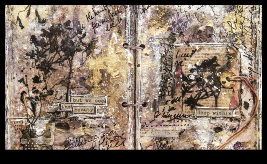 Mixed Media Magic O explorare creativă a artei stratificate 5 Mixed Media Magic: Explorări artistice în straturi