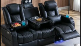 Canapele și mobila înclinabil tabla-basa cinematografic concepute supra vizionarea TV de ultimă oră 4 Confort cinematografic: canapele înclinabile și mobilier concepute pentru vizionarea televizorului