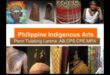 Perspective filipineze: tradiții artistice indigene