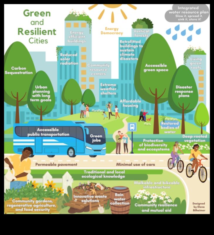 Străzile orașului și ritmurile verzi: ritmurile vieții hibride urbane