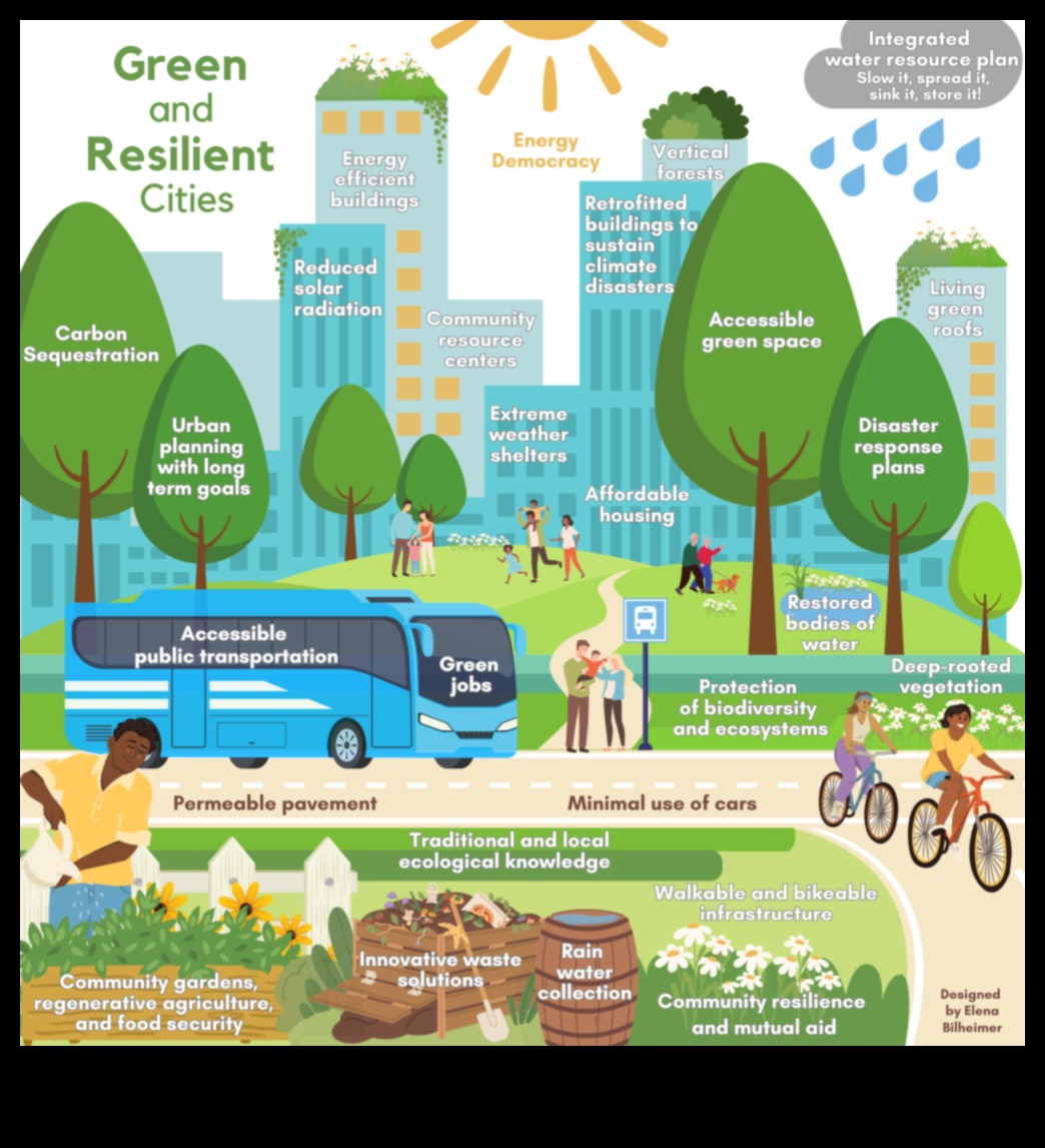 Străzile orașului și verdele bate ritmurile vieții urbane durabile 2 Străzile orașului și ritmurile verzi: ritmurile vieții hibride urbane